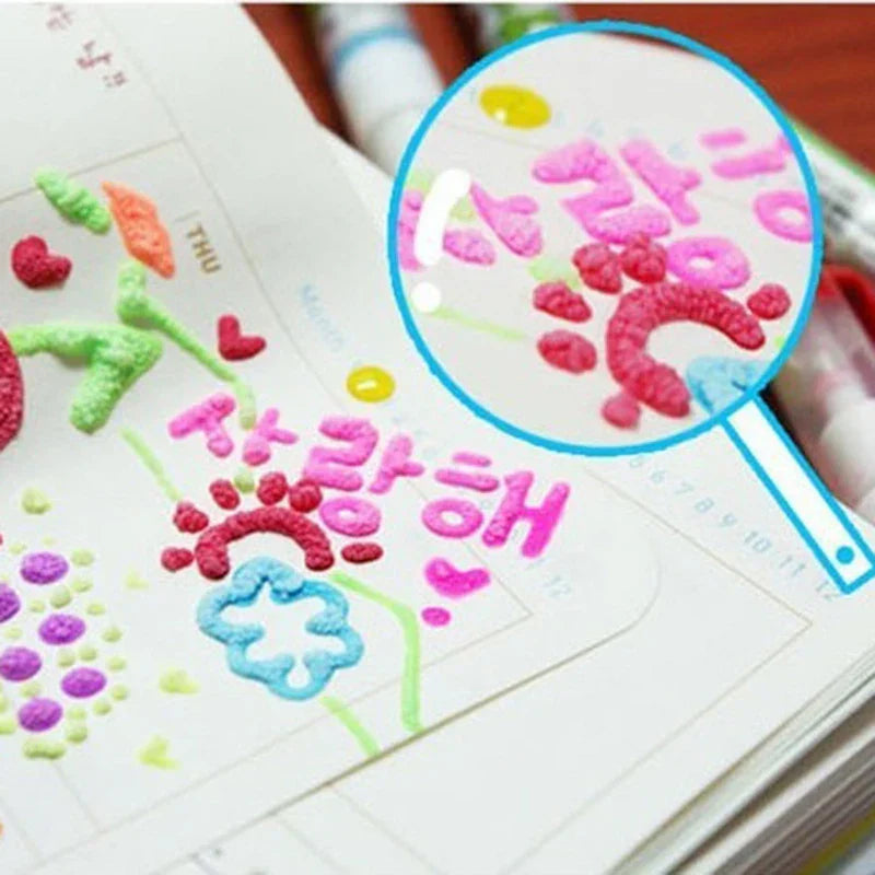 Buy 1+1 FREE | PuffyArt - 3D Puffy Paint Pens [Last-day sale]