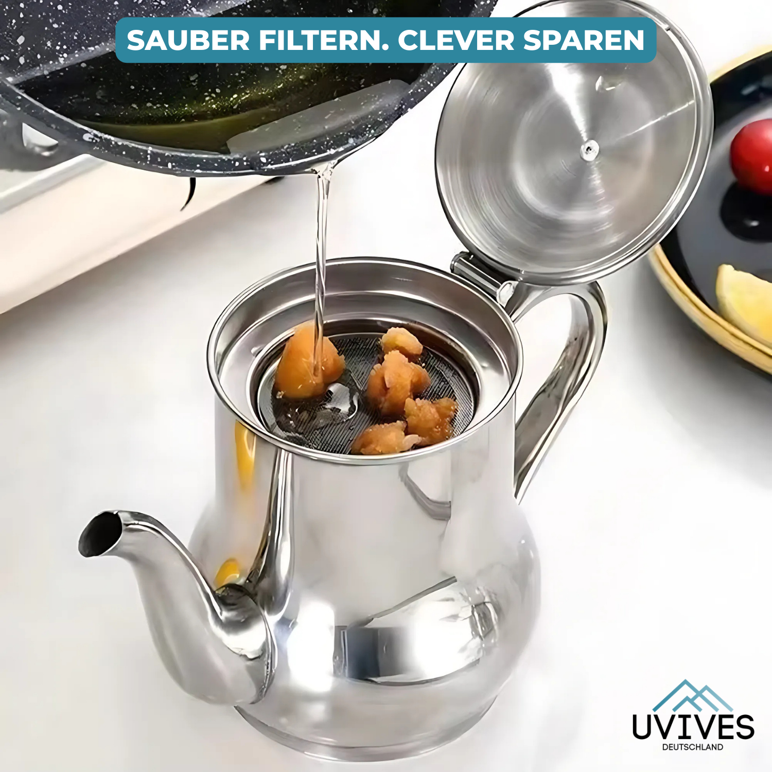 OilMate™ - Cleaner grease, better cooking, less waste