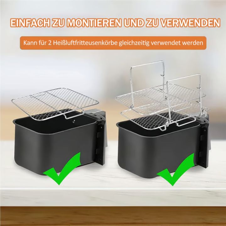 GrillStack - More space in the air fryer, more enjoyment on your plate