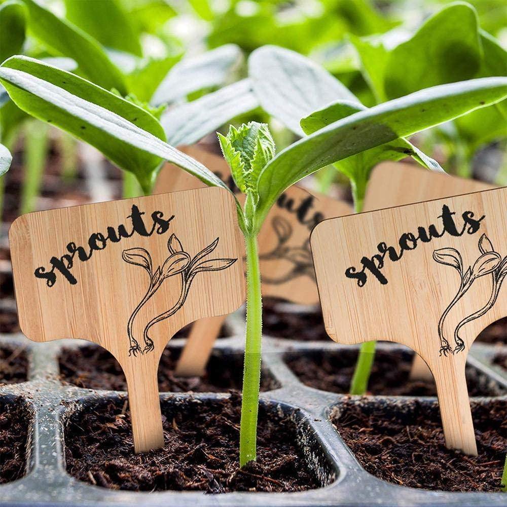 PlantSign - Bamboo plant signs for garden &amp; decoration