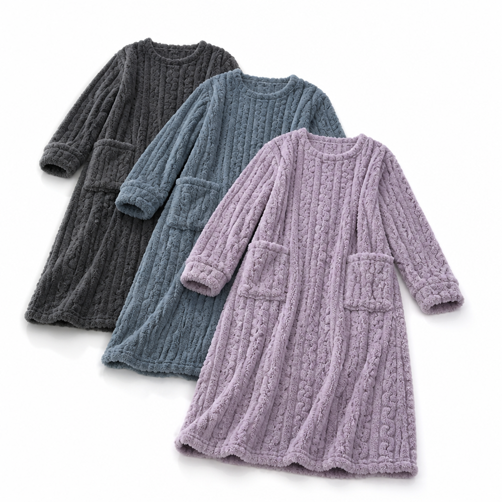 Dames fleecejurk die het lichaam warm en comfortabel houdt