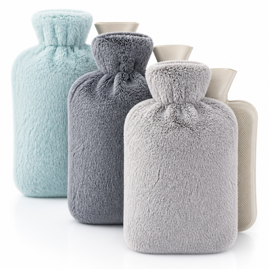 Zachte warmwaterkruik voor ontspanning thuis