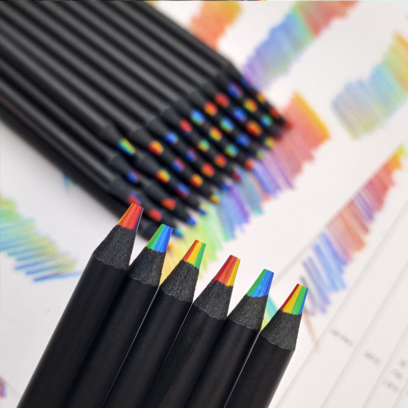 6+6 FREE | ColorWave™ - Fun colored pencil with rainbow gradient [Last day sale]