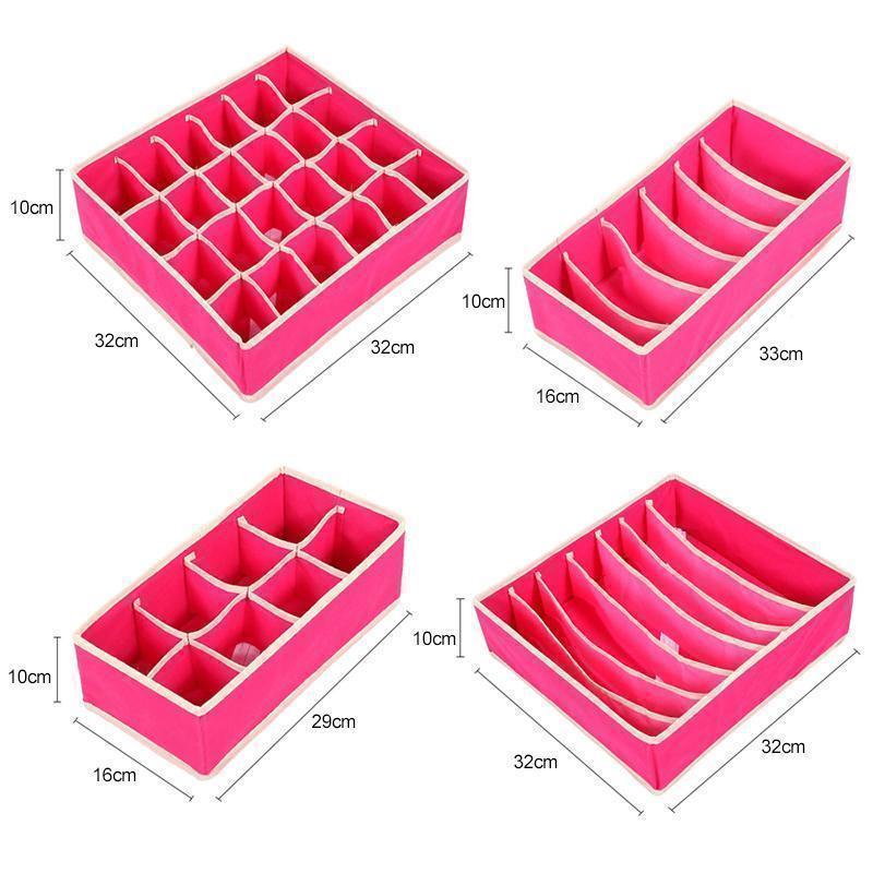 2+2 FREE | SortiBox - Foldable laundry box for the wardrobe
