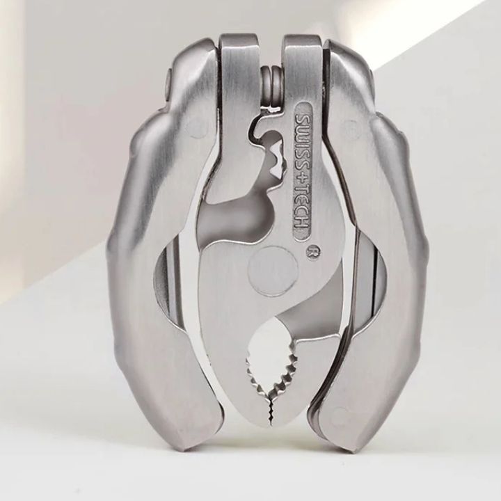 EnduroTool - 9-in-1 Stainless Steel Multi-Piece Pliers - Compact &amp; Versatile