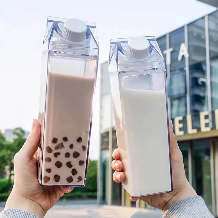 Buy 1+1 FREE | DrinkerCarton - Drinking bottles made from acrylic milk cartons [Last day's sale]