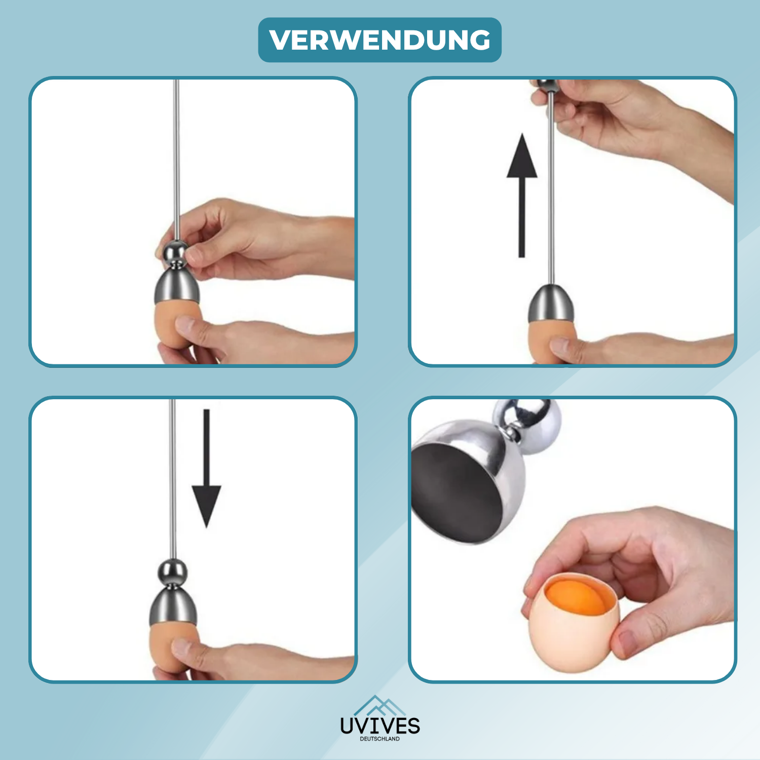 Buy 1+1 FREE | EggCrack Pro - Perfect egg opening in one go 