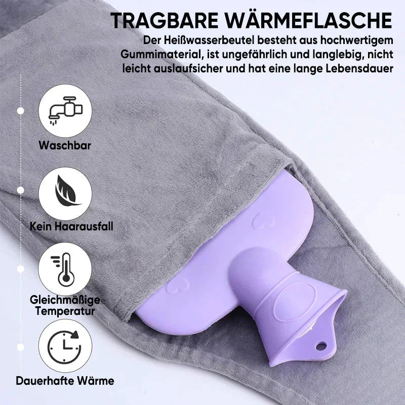 50% OFF | WarmCush - Refillable Plush Hot Water Bottle with Hip Padding [Last Day Sale]