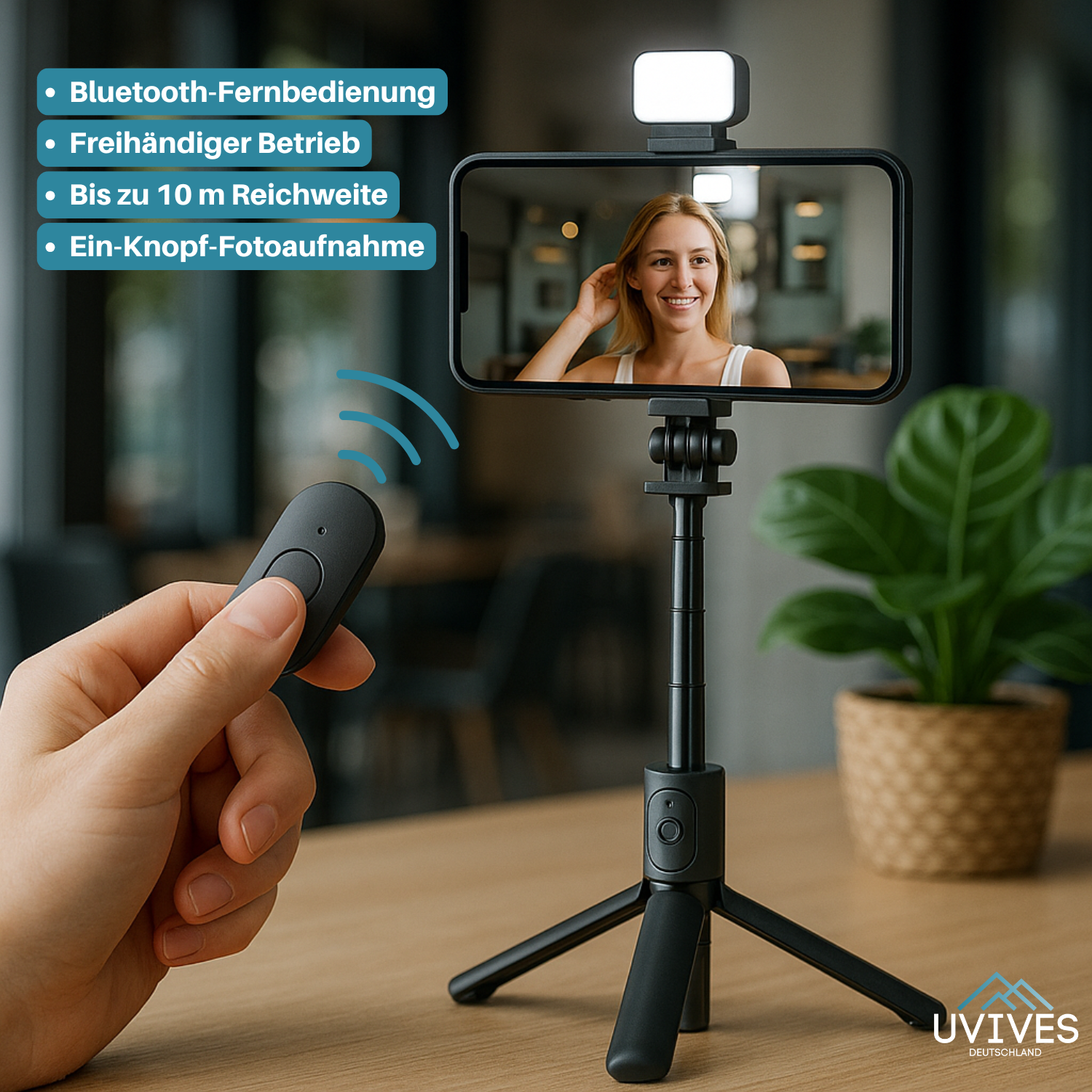 SnapPro - Your 6-in-1 Bluetooth selfie stick for perfect photos