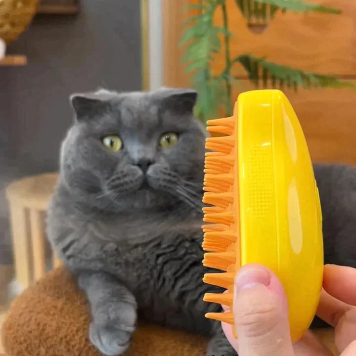 50% OFF | PurrfectBrush™ - Self-Cleaning Steam Cat Brush [Last Day Sale]