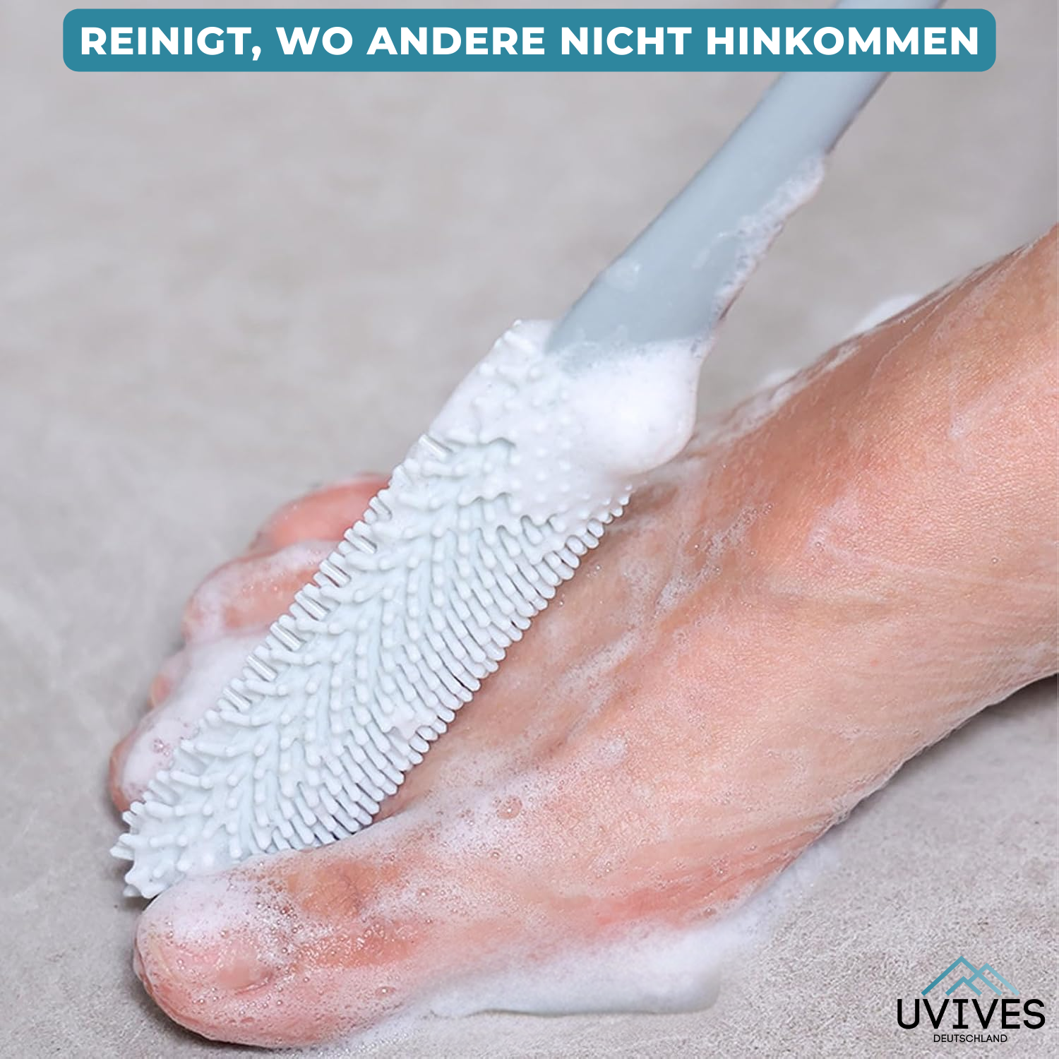 ToeClean - Gentle and effective cleaning between the toes