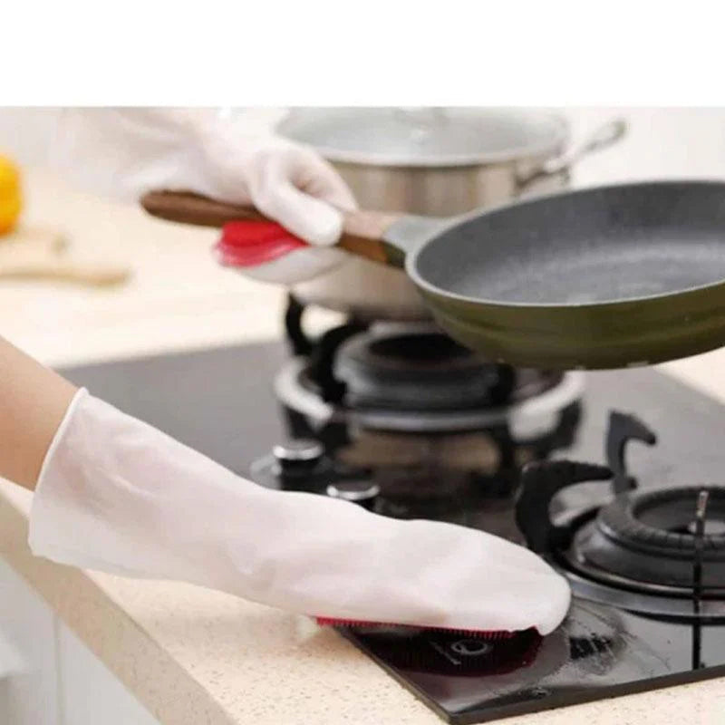 DishwashingGloves - Reusable Silicone Dishwashing Gloves (1 set) [Last day sale] 