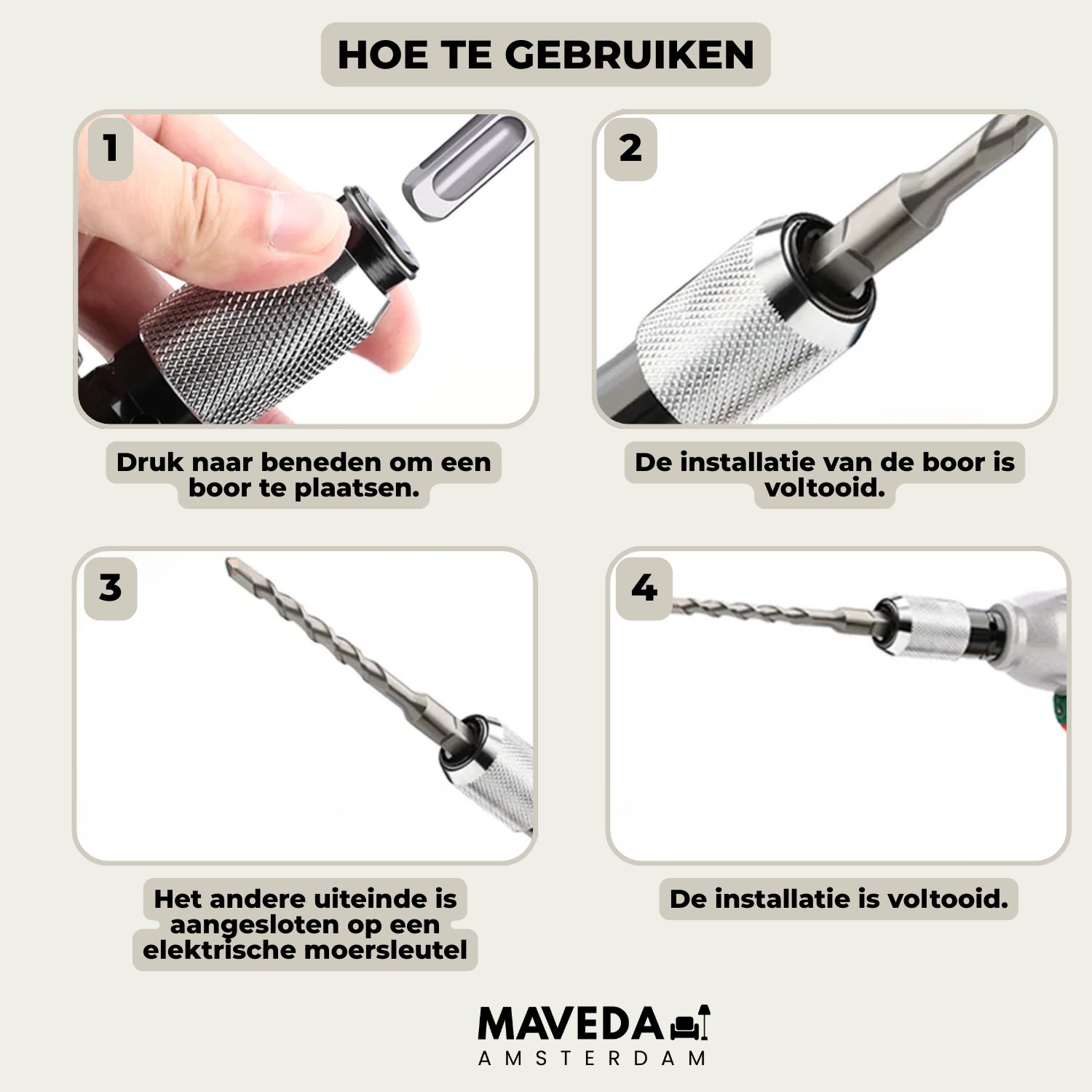 PowerDrill - Turns your impact wrench into a hammer drill