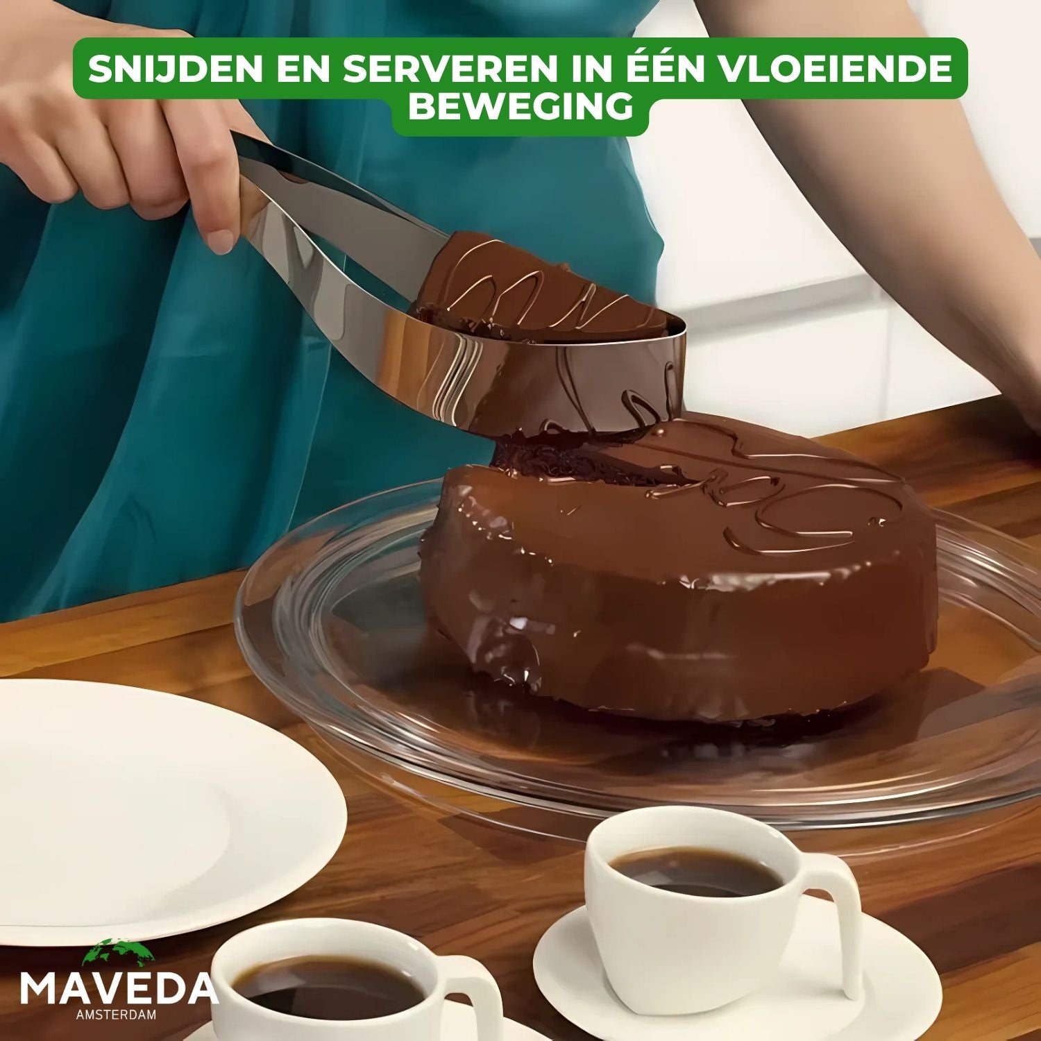 BakeCut™ - Aluminum cake cutter