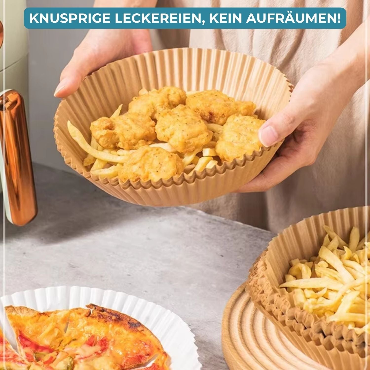 25+25 FREE | CleanFry™ - AirFryer containers