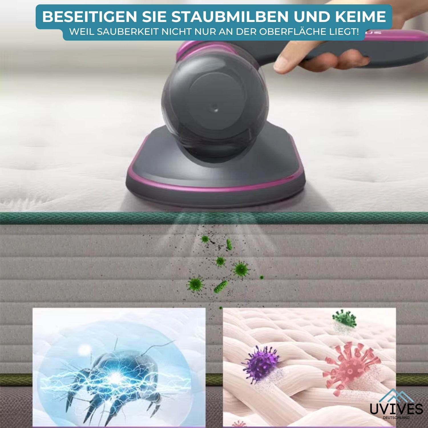 MiteBuster™ - Vacuum cleaner for removing dust mites