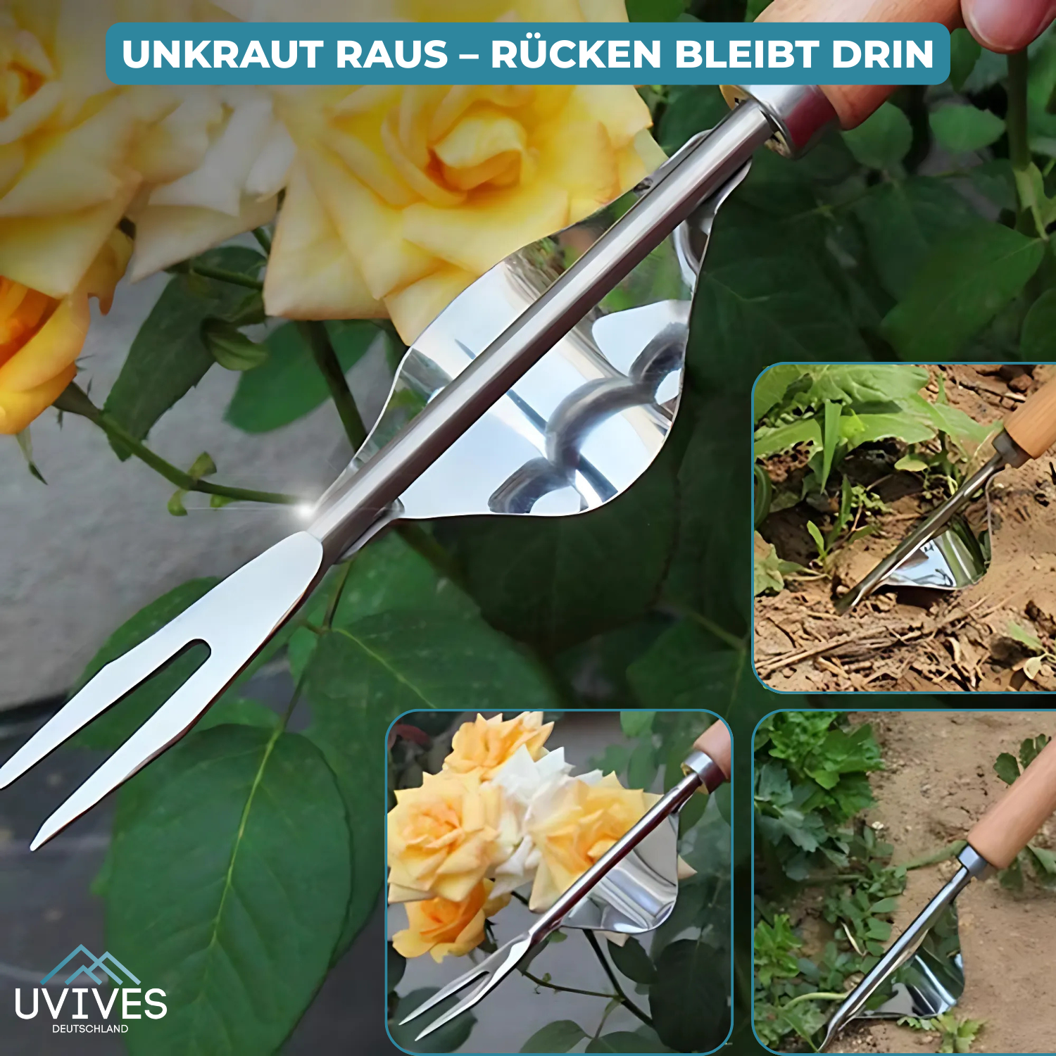 PlantPull™ - fast and back-friendly weeding