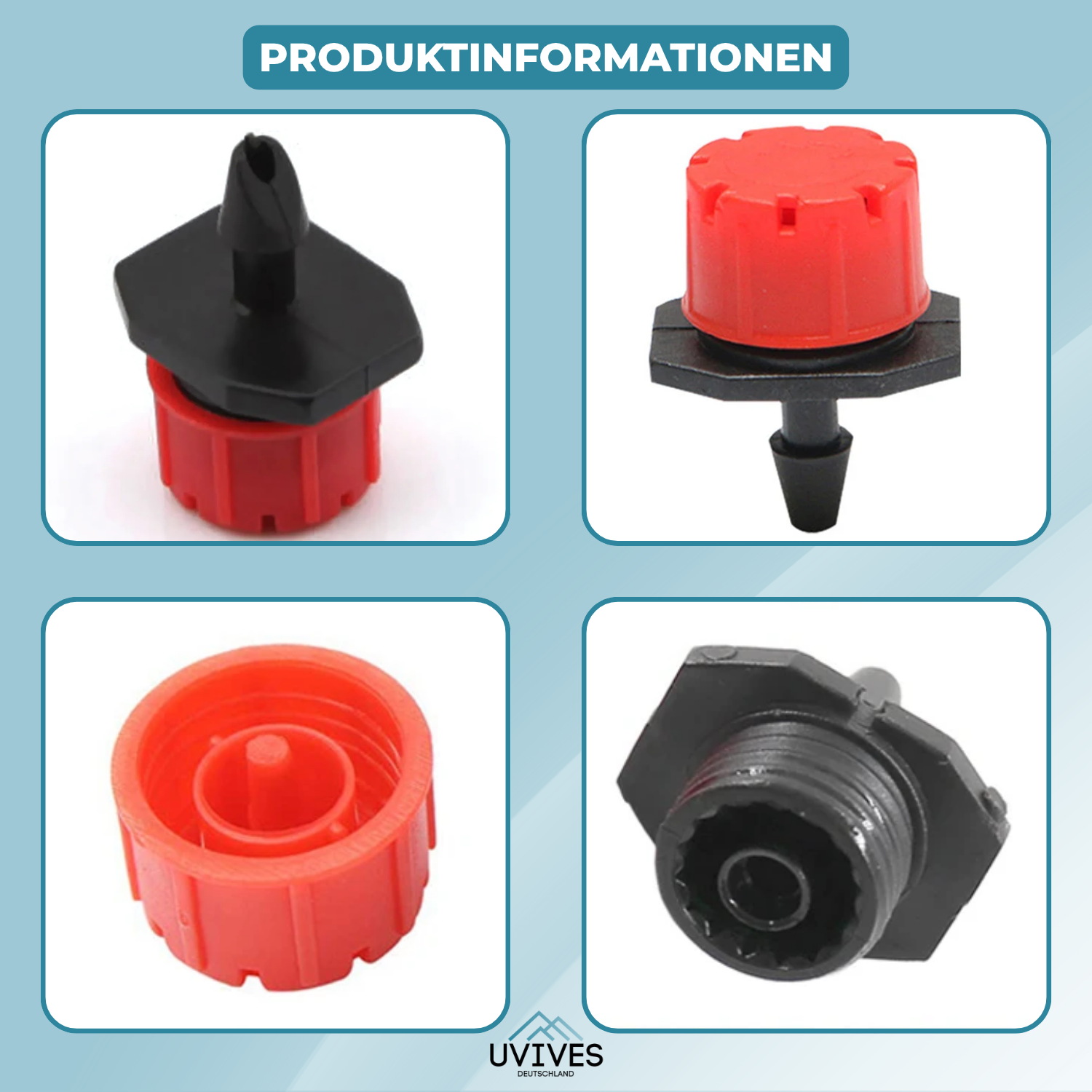 AquaDrip - Drip Irrigation Made Easy (Set of 100)