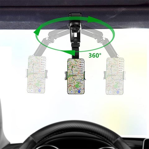 DriveGrip 360 - your smartphone safe and visible in the picture