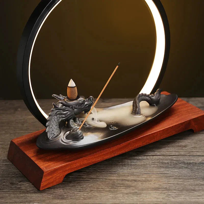 Keramische Draak Wierookhouder voor Ontspannende Aromatherapie Decoratie
