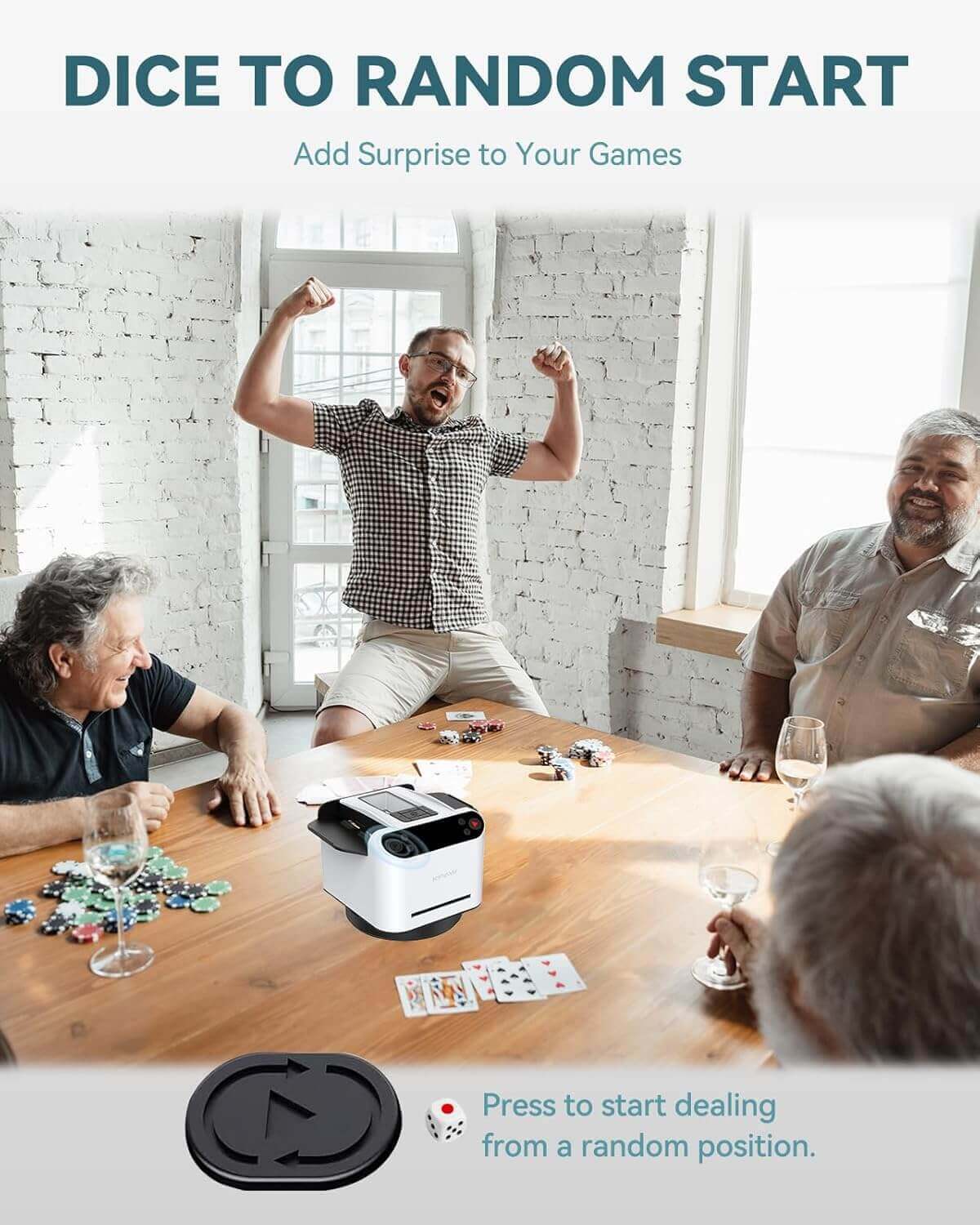 Klassieke Houten Kaartenspeeldealer Lade