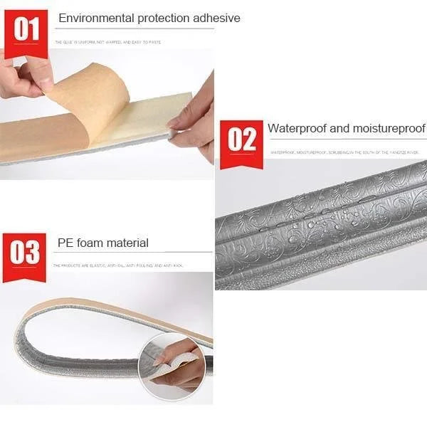 2+2 FREE | EcoBorder - 3D wall border with environmental protection