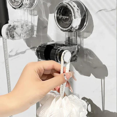 Buy 1+1 FREE | CrystalHold - No-Drill Suction Shower Head Holder [Last Day Sale]