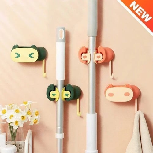 Buy 1+1 FREE | MopHolder - Smart, space-saving &amp; no drilling required 