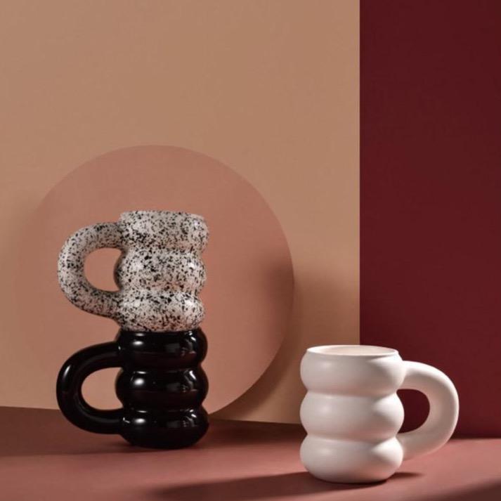 Elegante keramische koffiemok
