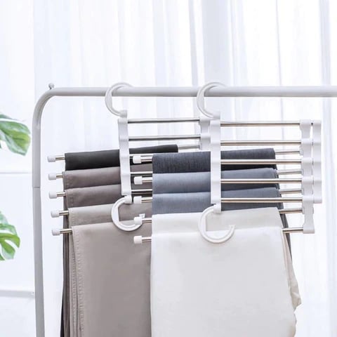 Buy 1+1 FREE | HangSmart™ - 5-in-1 Magic Trouser Rack [Last-day sale]
