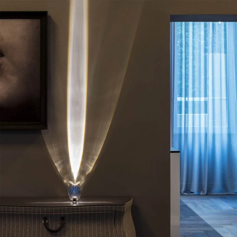 Kristallen edelsteen nachtlamp voor gezellige sfeerverlichting in de slaapkamer
