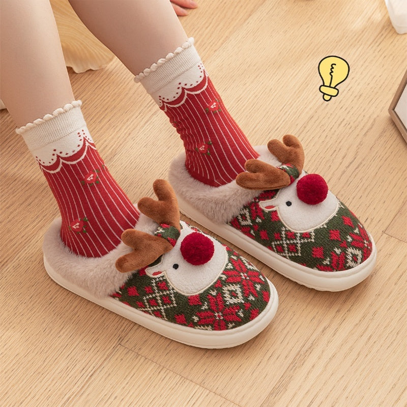 Zachte kerstpantoffels voor comfortabel dragen thuis