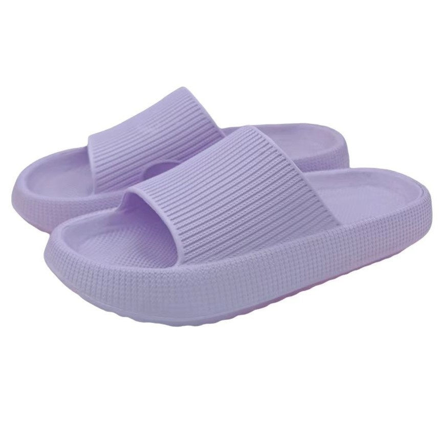 Bovenaanzicht van unisex slippers voor ontspannen voeten