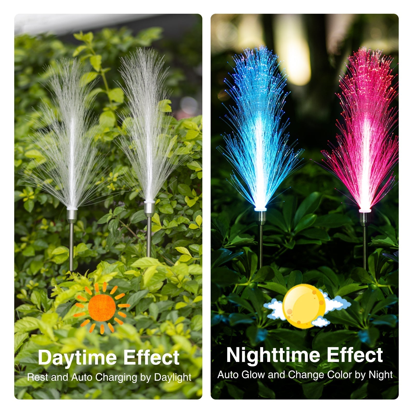 GlowPetal - Color-changing solar flower lights for your garden