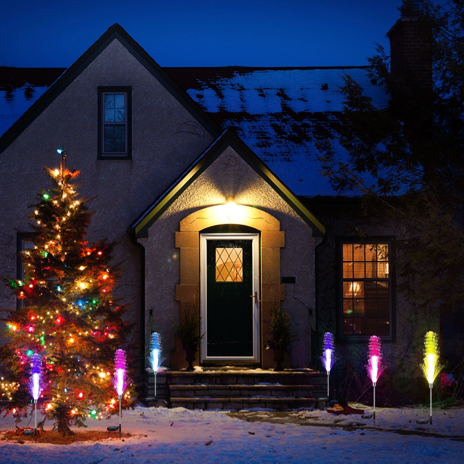 GlowPetal - Color-changing solar flower lights for your garden