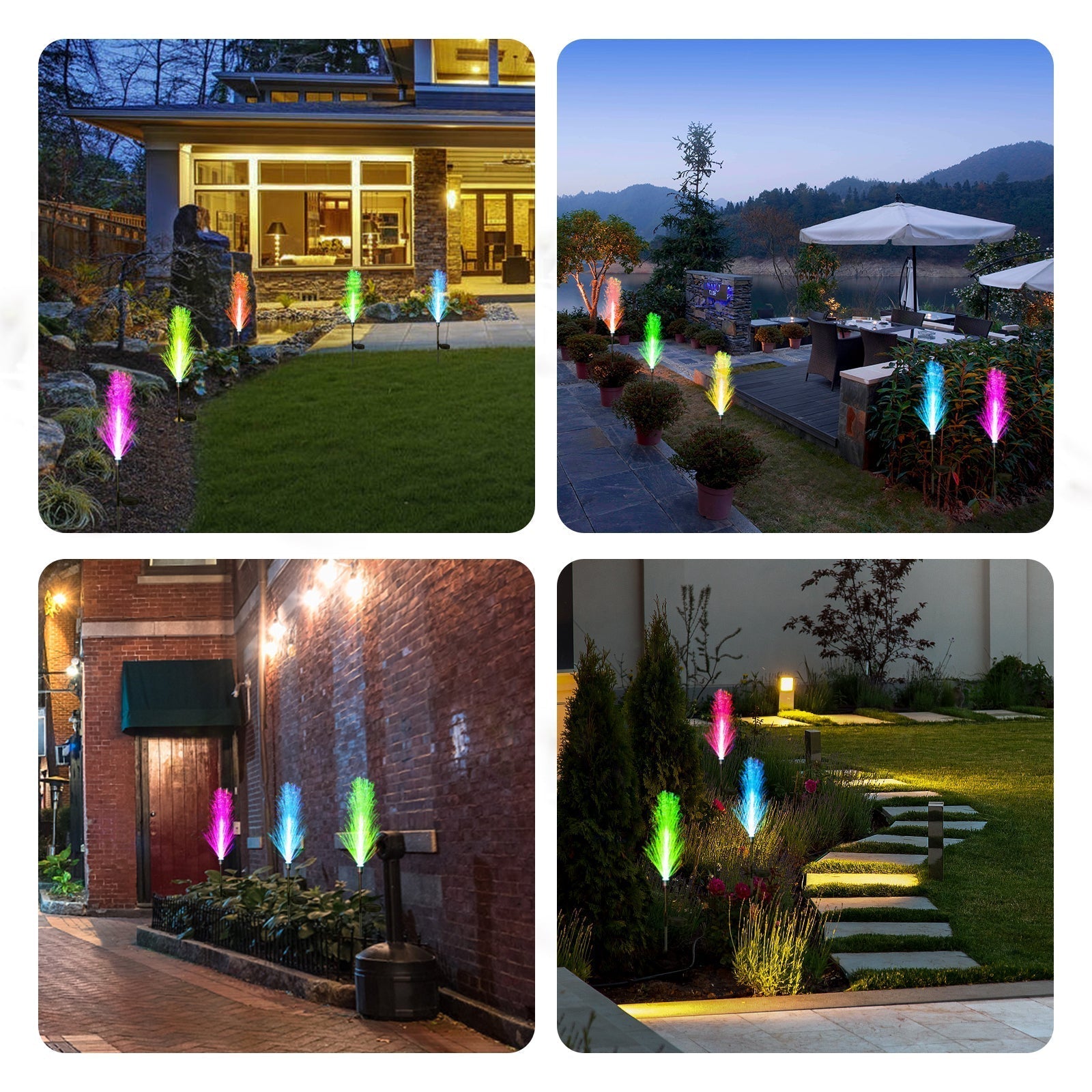 GlowPetal - Color-changing solar flower lights for your garden
