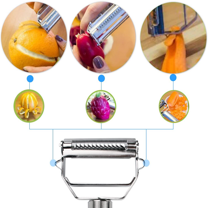50% OFF | VegiCraft™ - 4-in-1 New Multifunctional Vegetable Peeler [Last Day Sale]