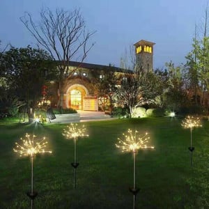 GlowBurst - solar-powered fireworks for your garden - completely without electricity