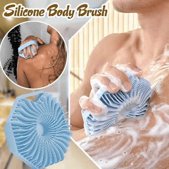 Buy 1+1 FREE | MicroGuard - Antimicrobial Silicone Body Brush for the Shower [Last Day Sale]