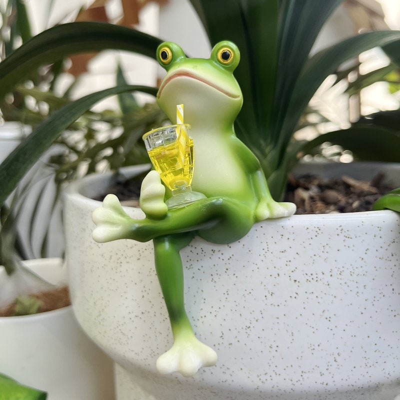 FrogWhimsy - The cheeky decoration for pots &amp; gardens