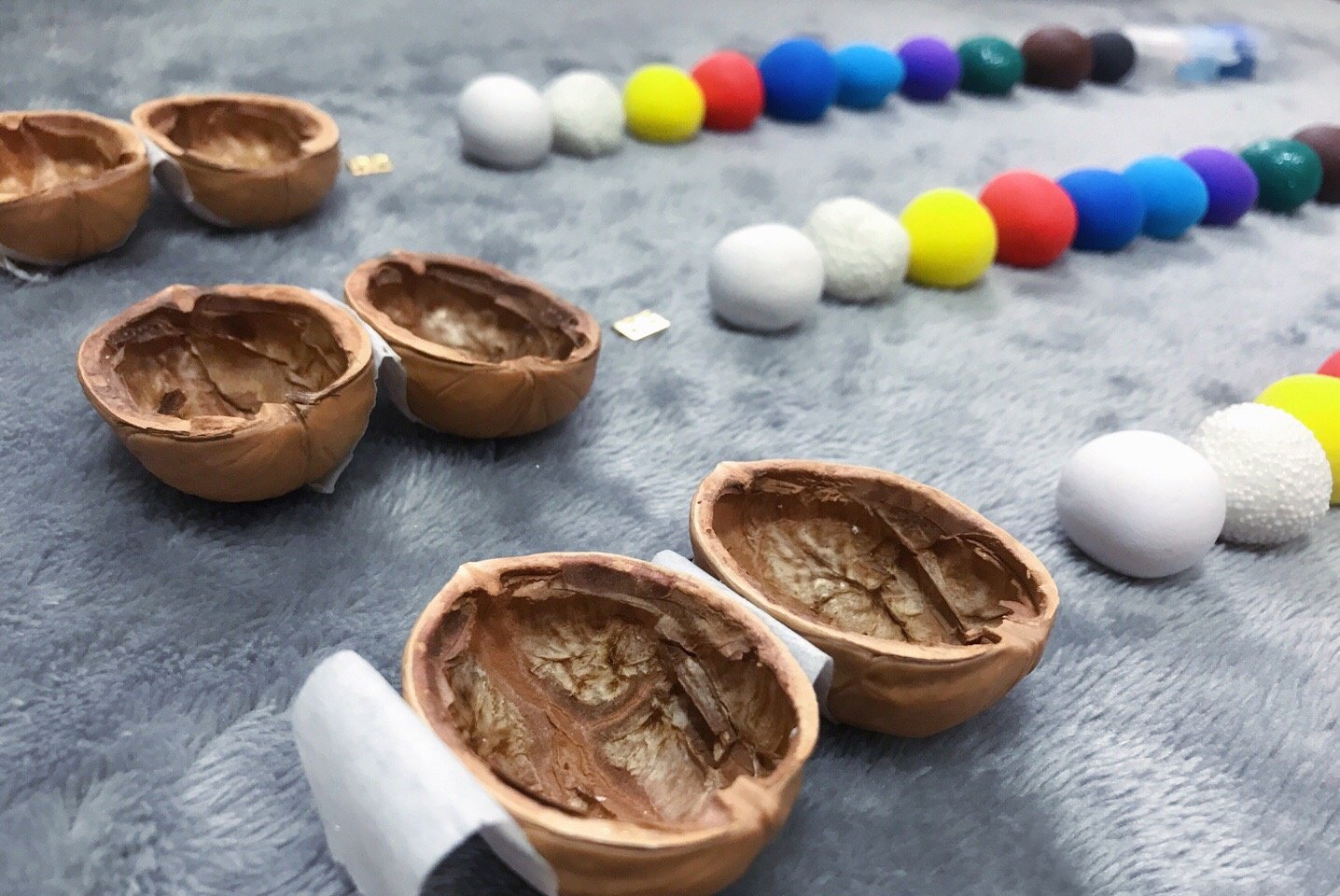 50% OFF | BirchBloom - Handmade Walnut Shell Dollhouse [Last Day Sale]