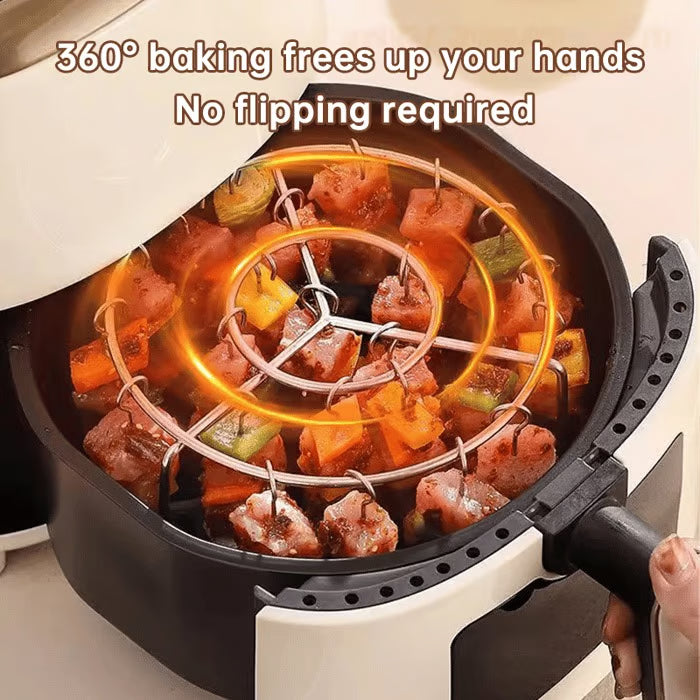 Verticale Airfryer Barbecue Kebabs Grillrek