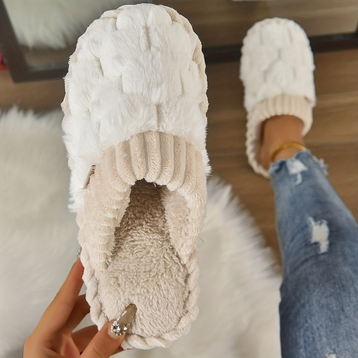 CuddleSole Plush Slippers [Last Day Sale] 