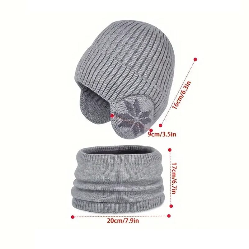 CozyCover - Winter Beanie Hat Scarf Sets Warm Knitted Hat [Last Day Sale]