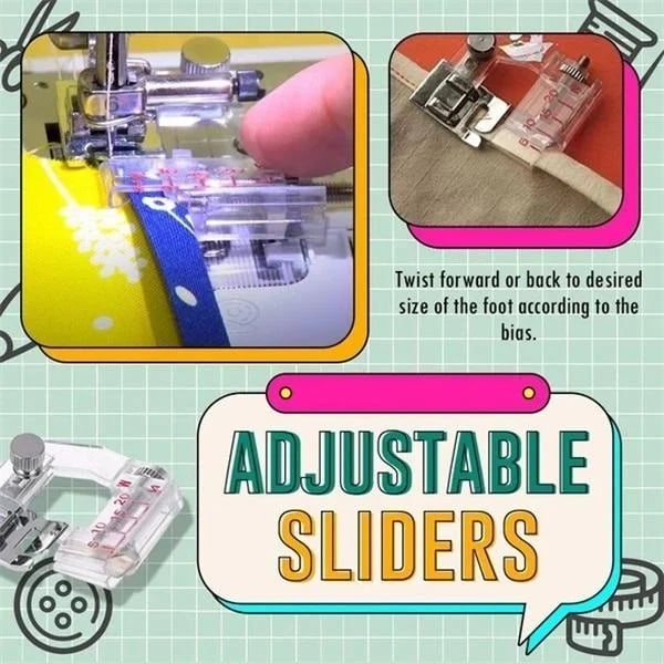 Buy 1+1 FREE | AdjustoBind™ - Adjustable Bias Binding Foot [Last Day Sale]