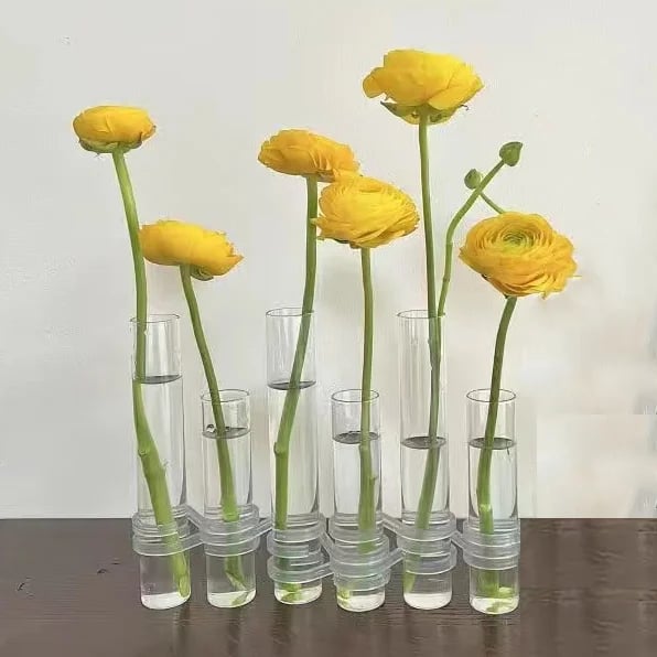 Elegante Scharnierende Keramische Bloemenvaas voor Interieurdecoratie