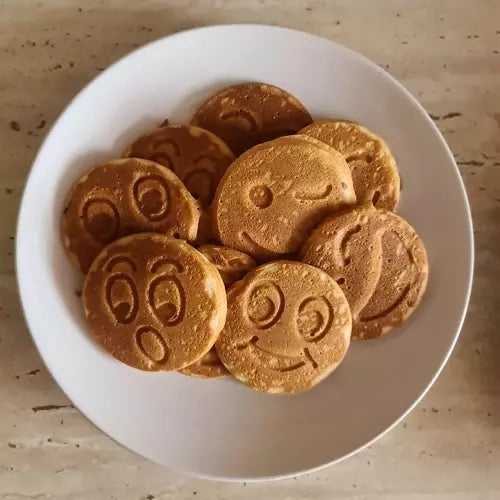 Antiaanbak Koekenpan met Smileytje voor Eieren en Pannenkoeken