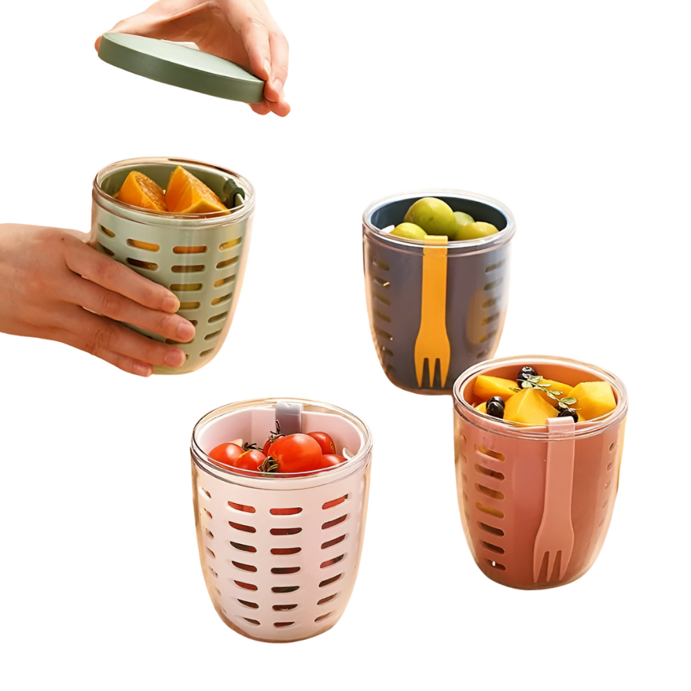 Draagbare Snackcontainer voor Verse Snacks Onderweg