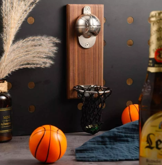 Op maat gegraveerde houten flesopener cadeau