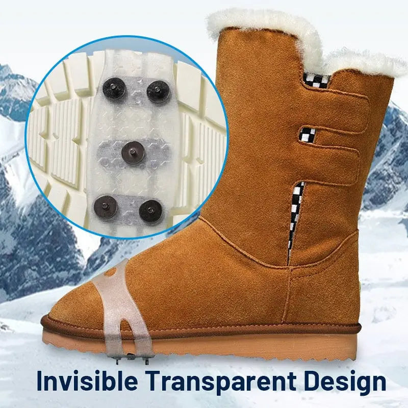 Antislip overschoenen met spikes voor veiligheid en grip buiten